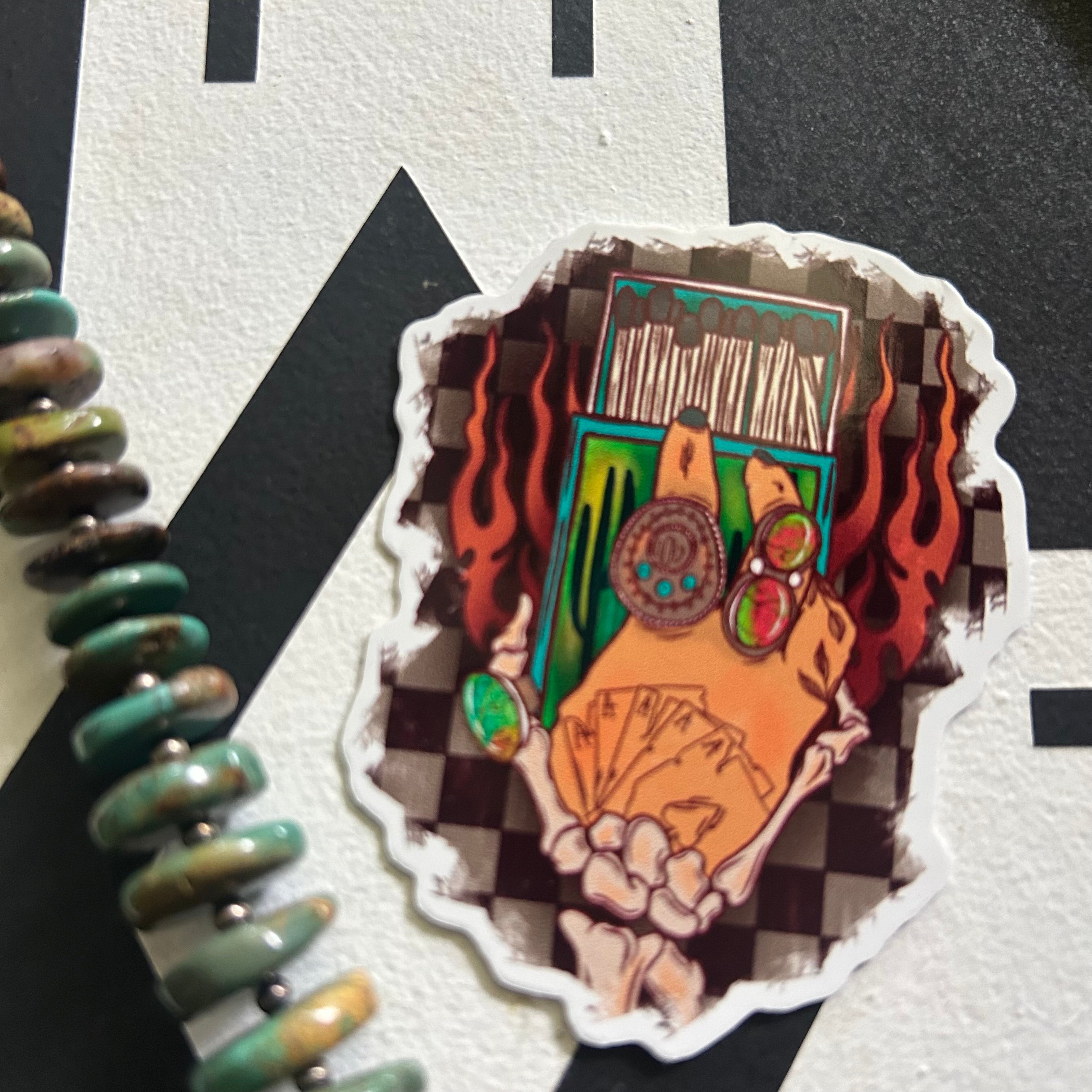 Burn it sticker – Up in Smoke Outlaw Co.
