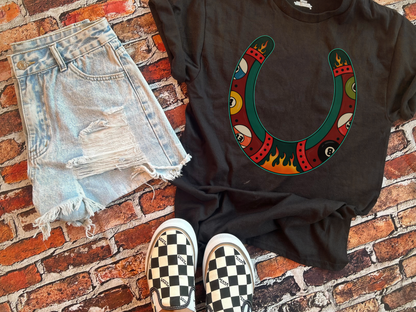 Up in Smoke Horseshoe tee