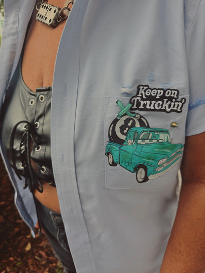 Rad Babes Motors Button Up-size small
