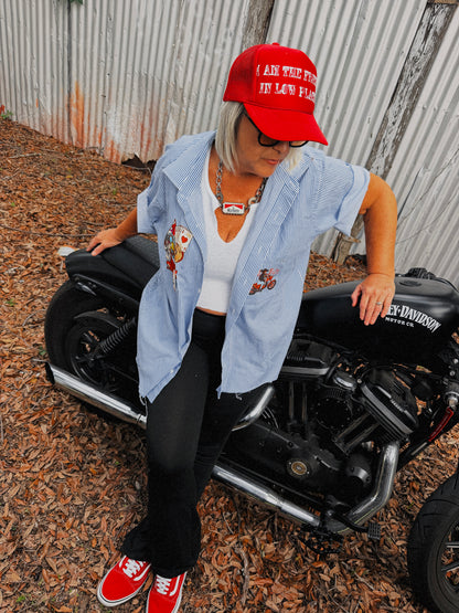 Rad Babes MC Button Up- XXL TALL