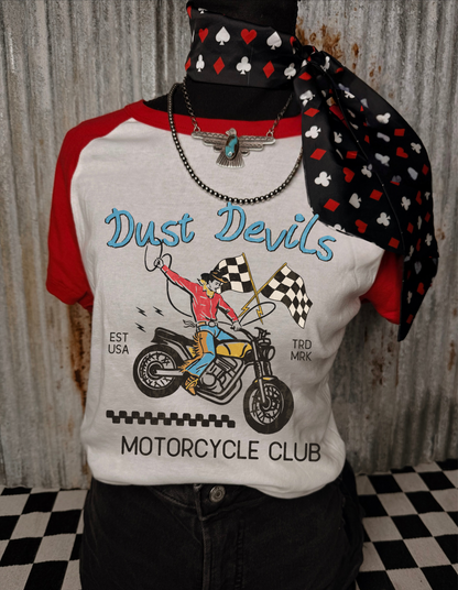 Dust Devils raglan baby tee
