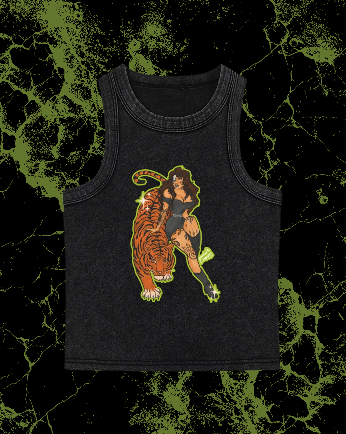 Shes Karma Snow Washed Tank Top