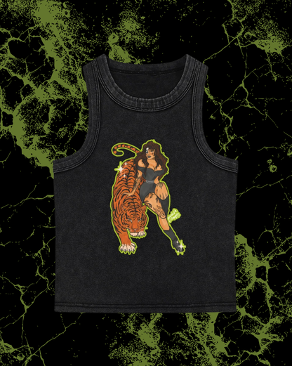 Shes Karma Snow Washed Tank Top