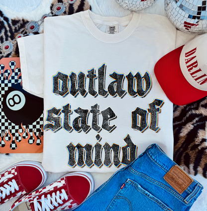 Outlaw State of Mind tee