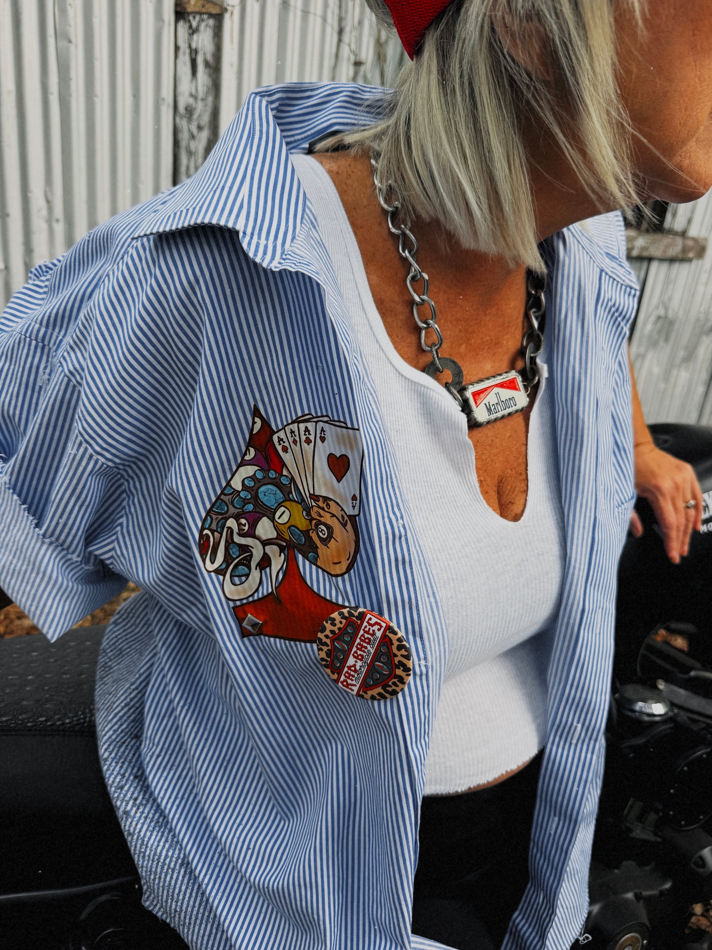 Rad Babes MC Button Up- XXL TALL