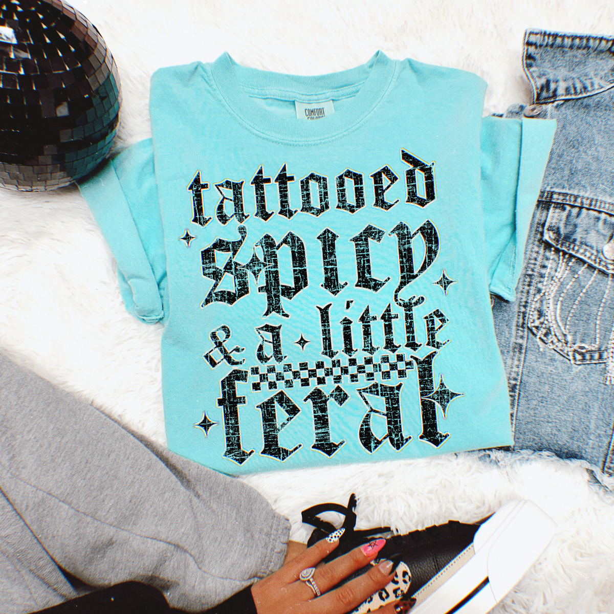 Tattooed, spicy, and feral tee