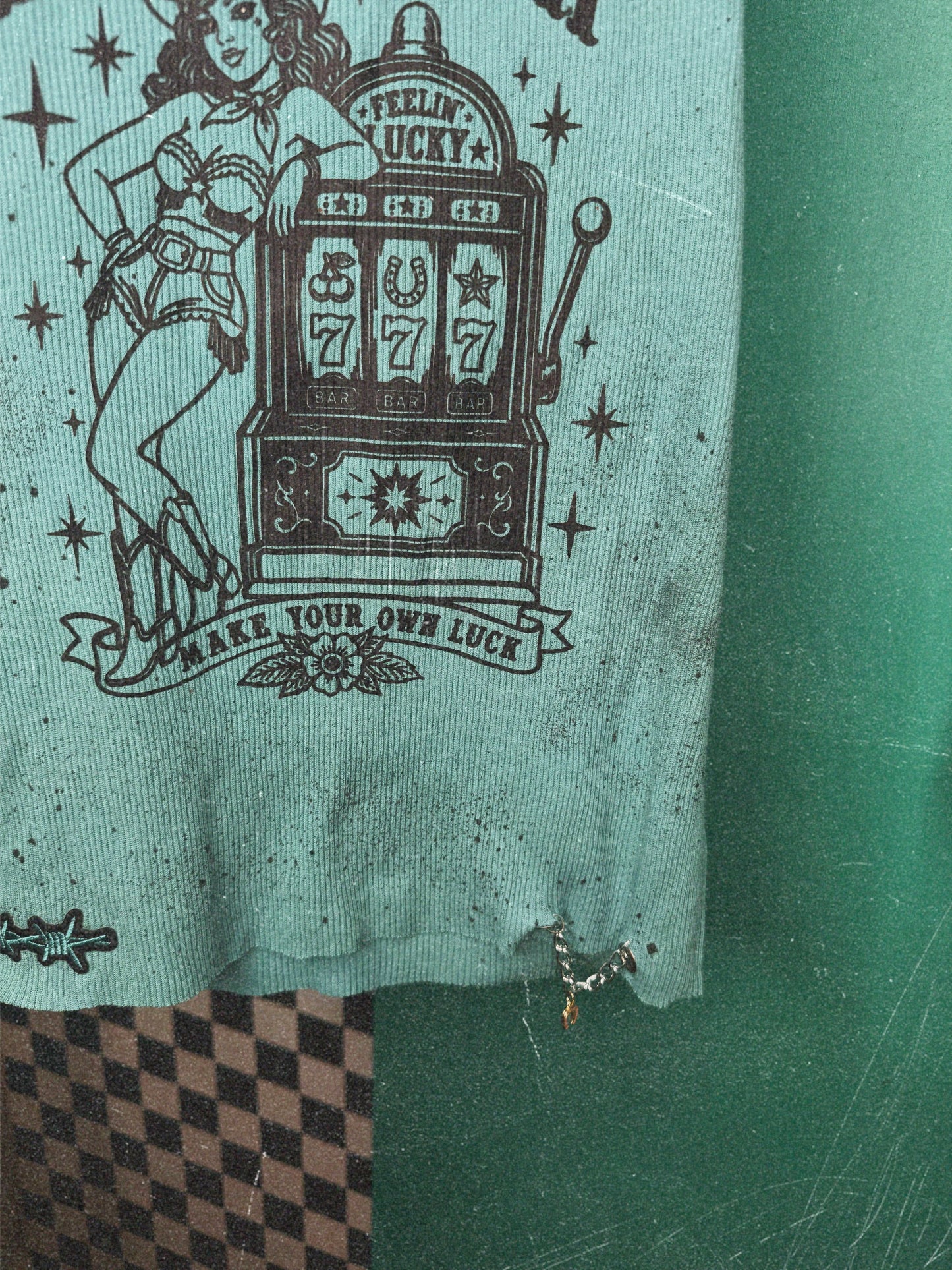 Lady Luck Custom Tank-XL