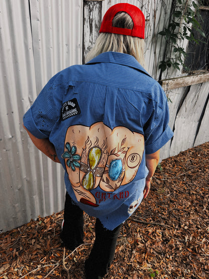 Get Fucked Button up-XL