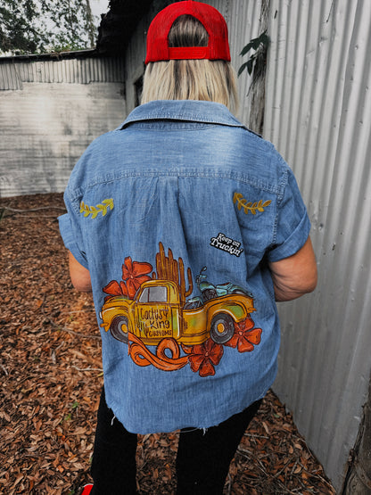 Cactus King Customs Button Up-XL