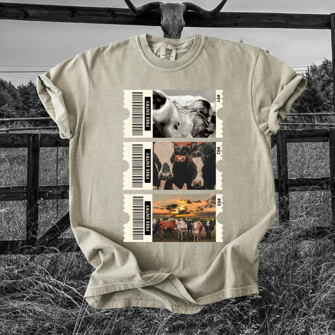 Free entry tee