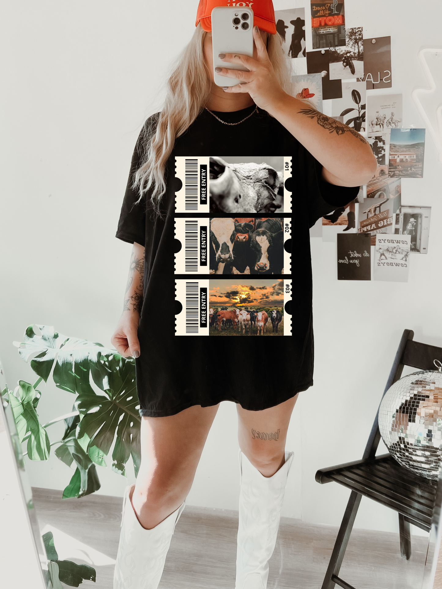 Free entry tee