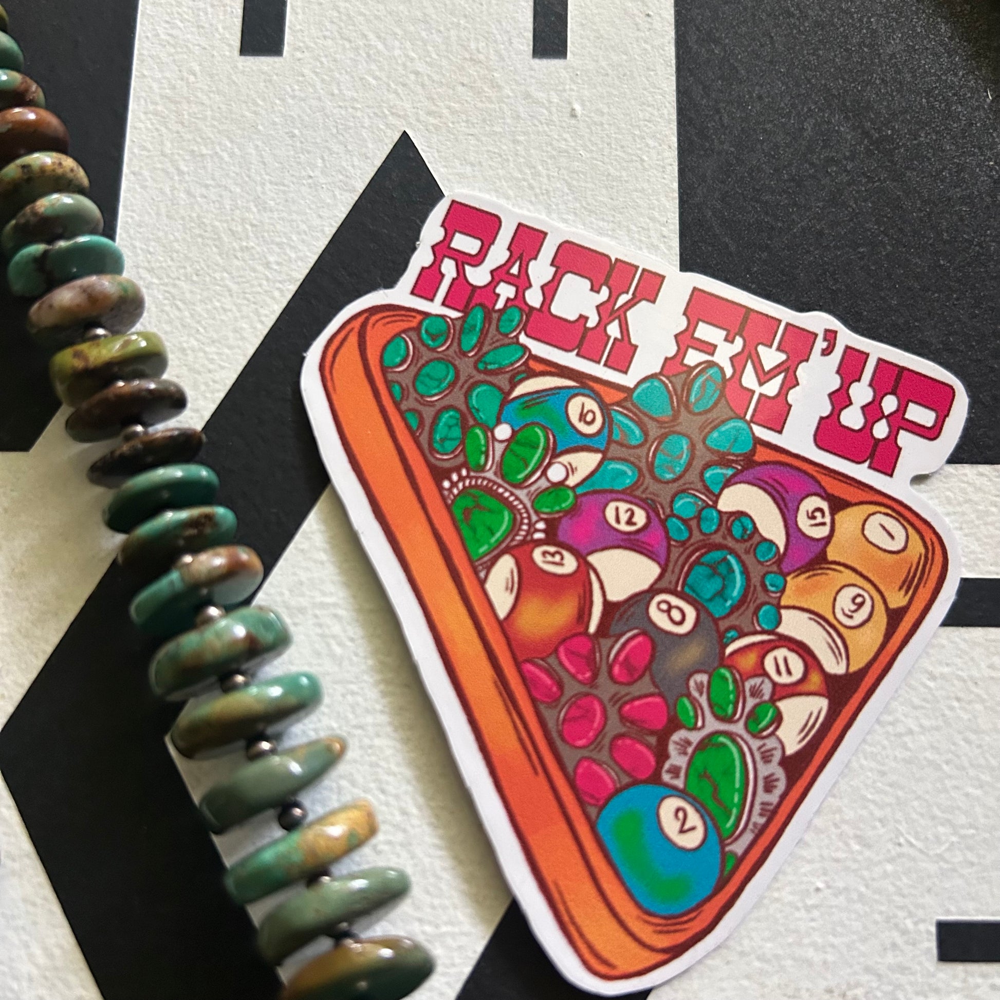 Rack em up sticker – Up in Smoke Outlaw Co.
