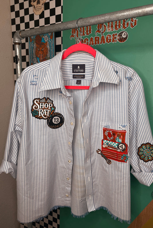 Shop Rat Button Up-size L/XL