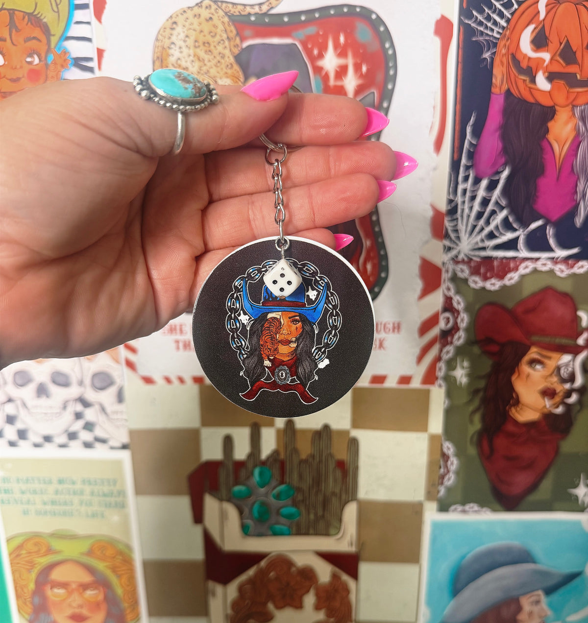 Her Wild Side keychain