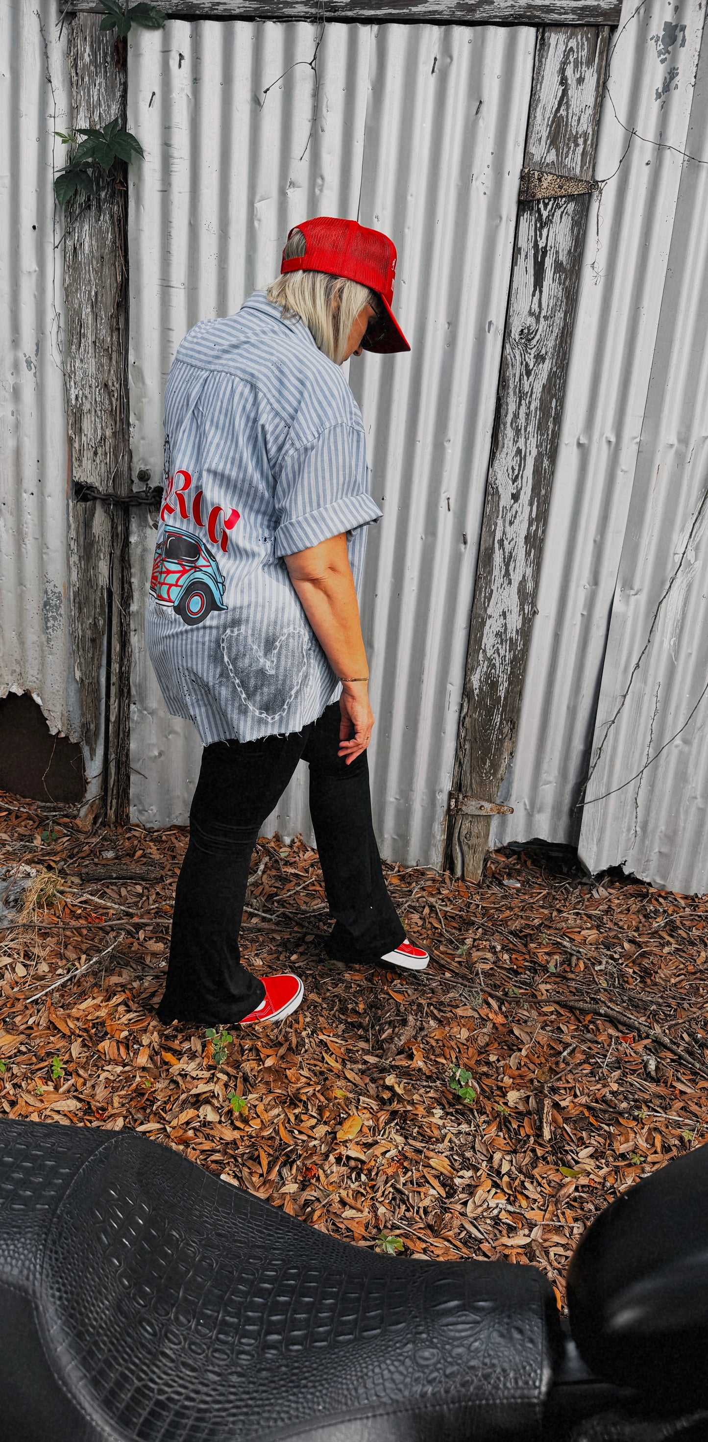 Rat Rod Racing Club Button Up-LARGE