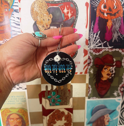 Chrome Mama keychain
