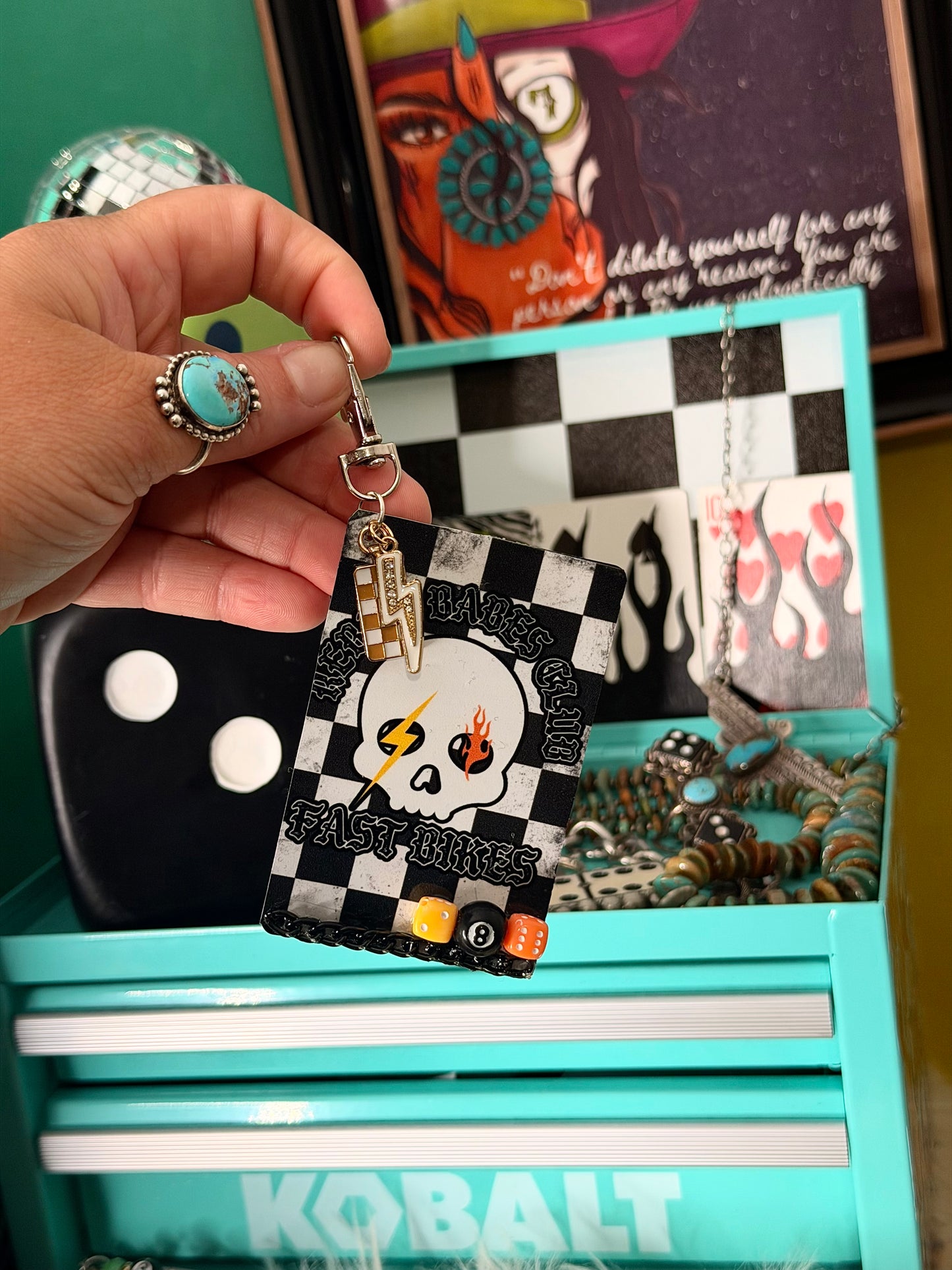 Rad Babes Purse charm