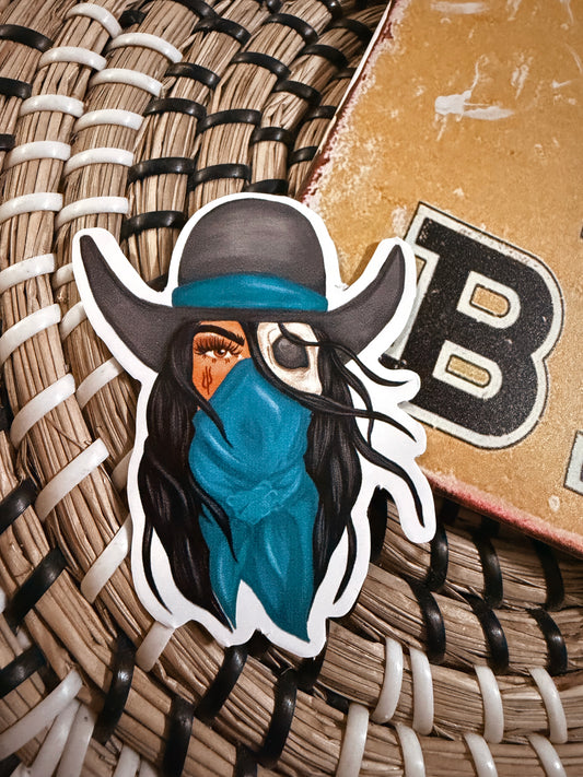 Unbothered sticker