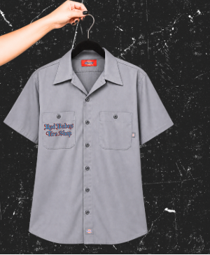 Rad Babes Tire Shop Button up