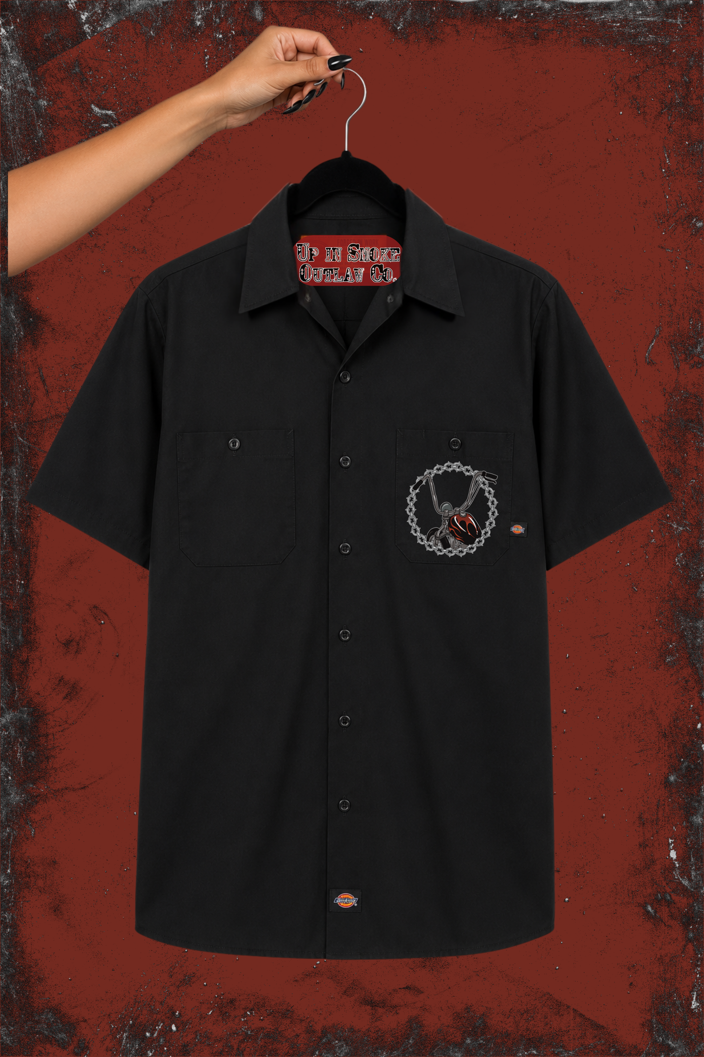 Ride Your Local Biker Button Up