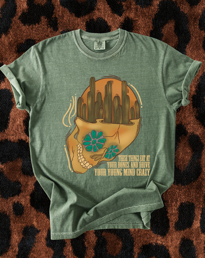 Drive your young mind crazy tee