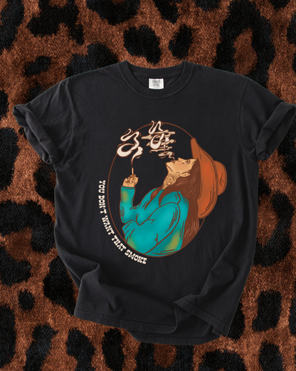 You don’t want this smoke tee