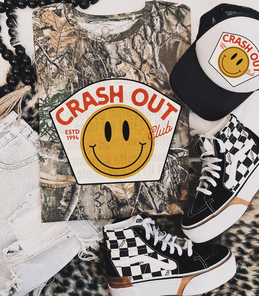 Crash Out Club camo Tee