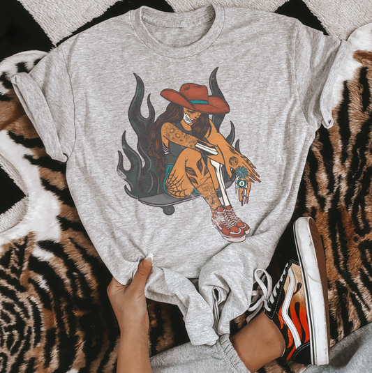 Skater Girl Sublimation Tee