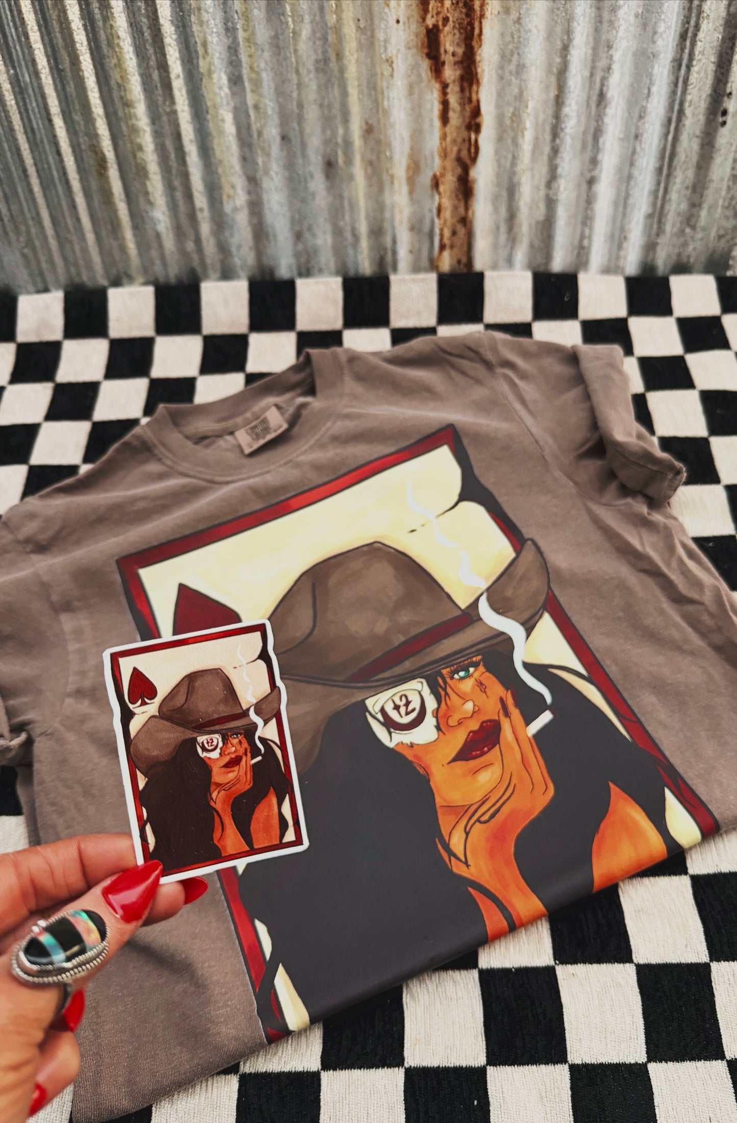 In the cards sticker