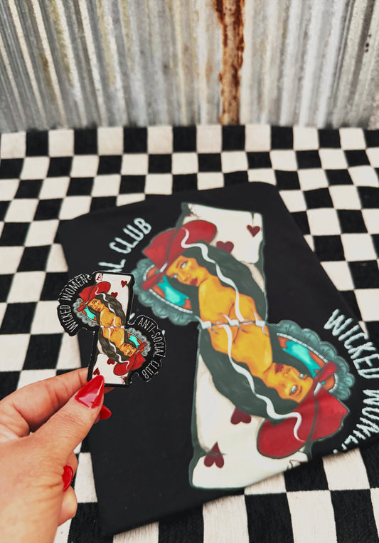 Wicked woman sticker