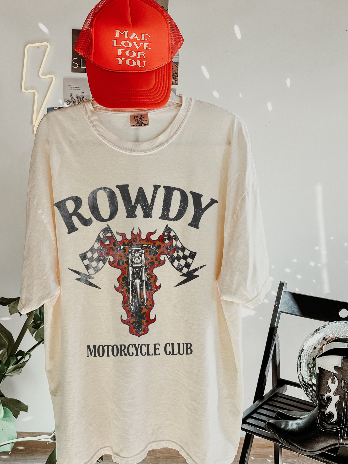 Rowdy Moto Club tee