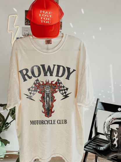 Rowdy Moto Club tee