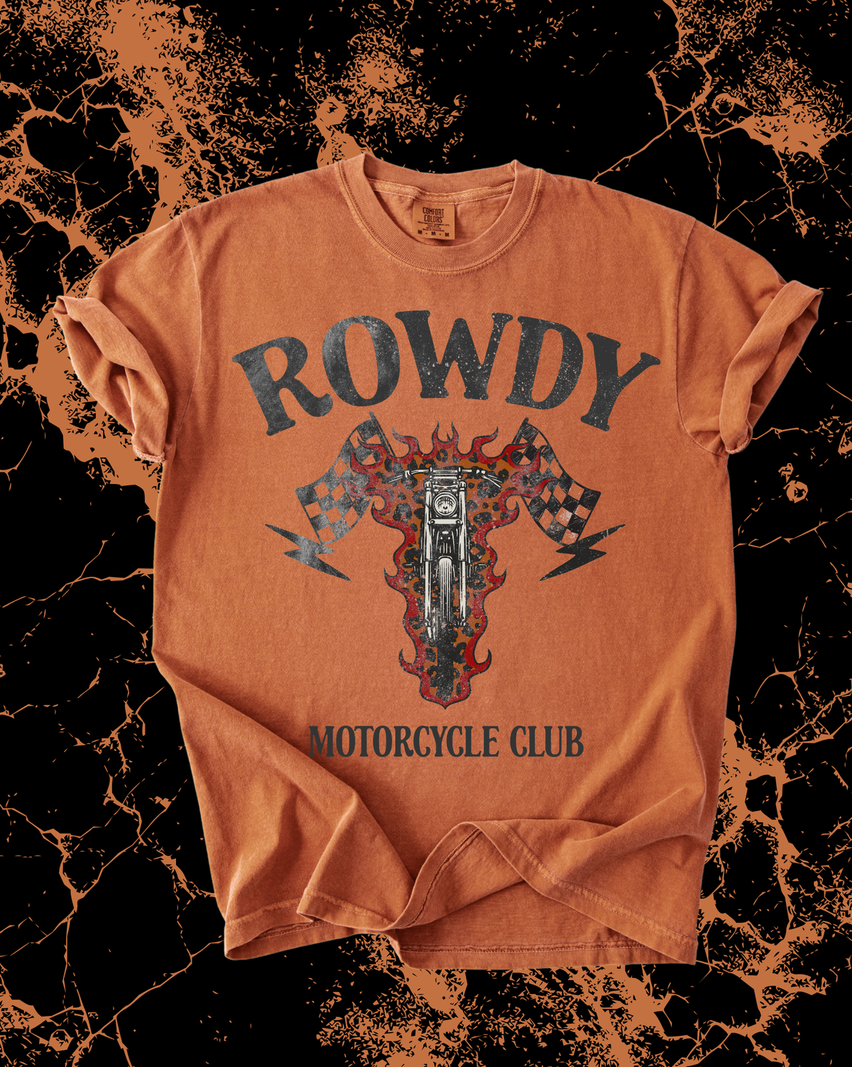 Rowdy Moto Club tee