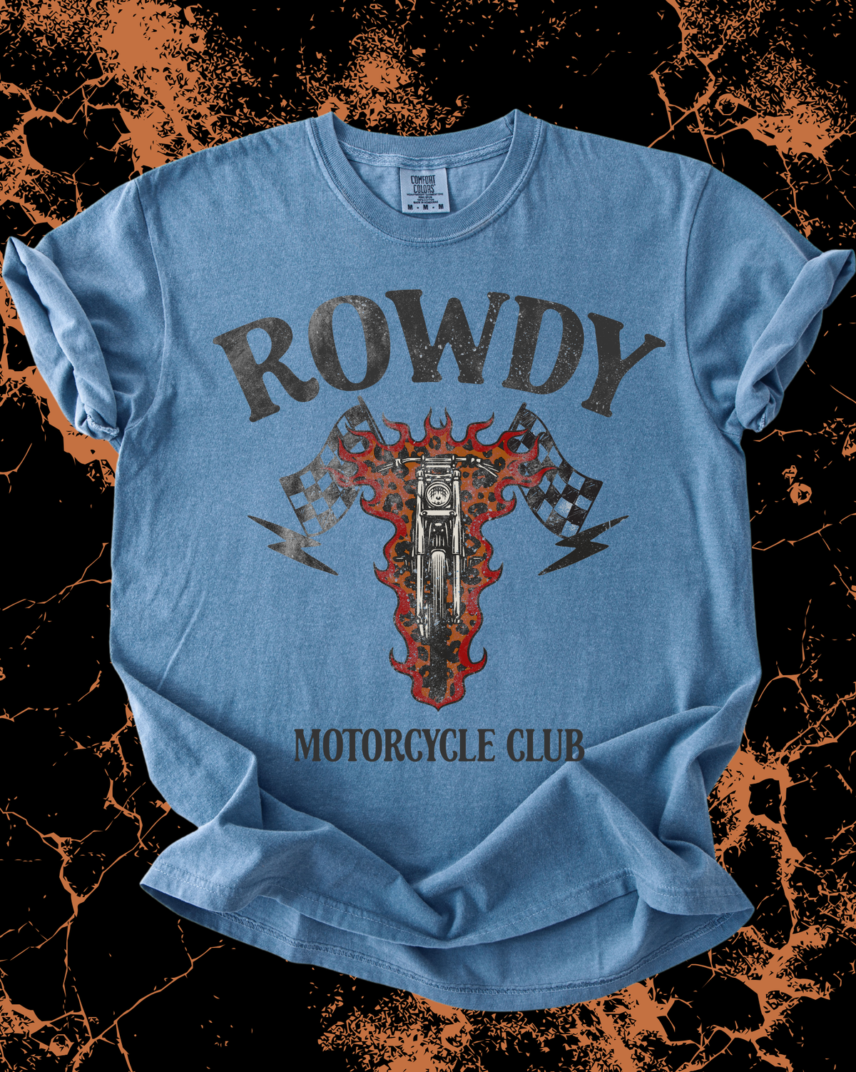 Rowdy Moto Club tee
