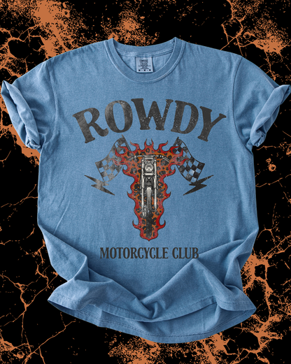 Rowdy Moto Club tee