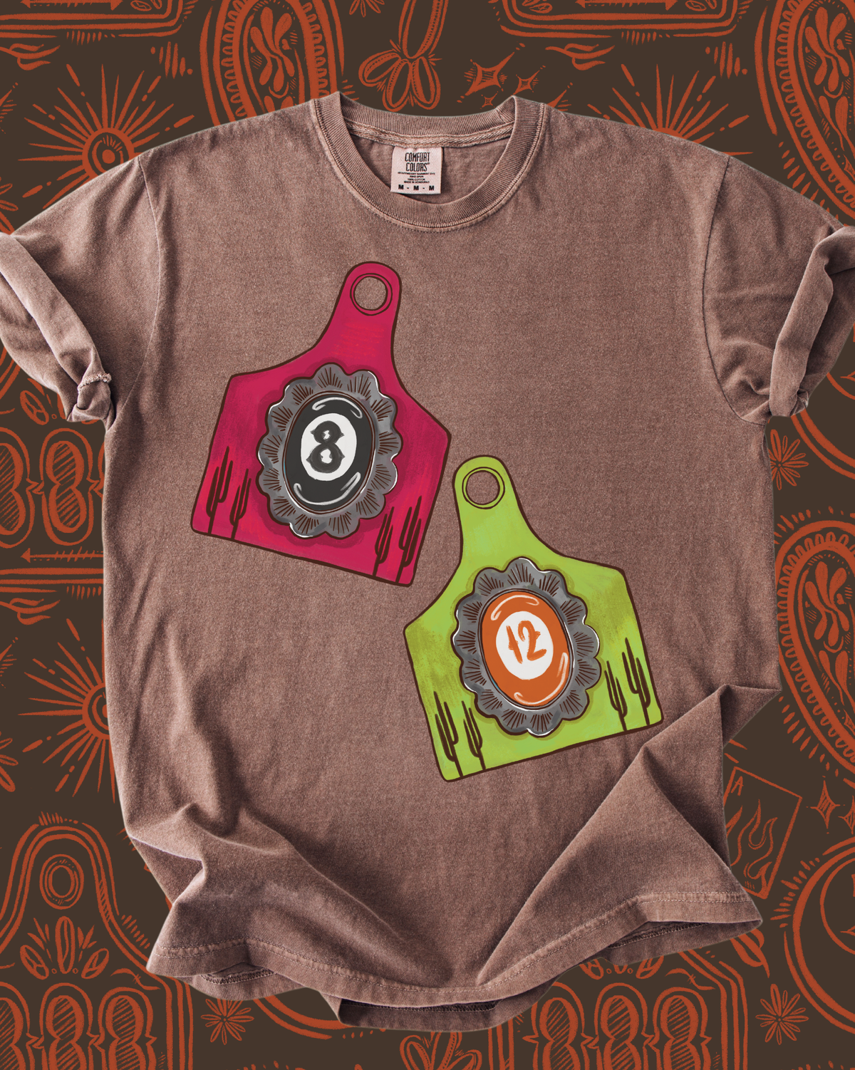 Punchy Cattle Tags tee