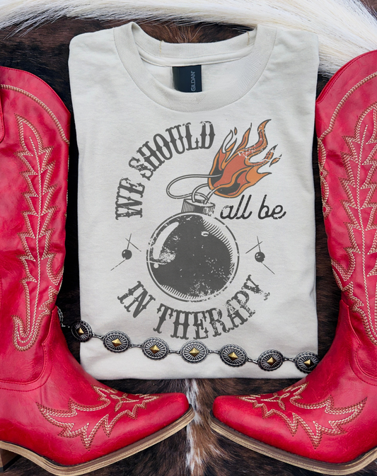 All be in Therapy Sublimation Tee