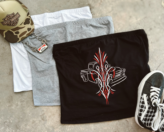 Vintage Truck Tube Top