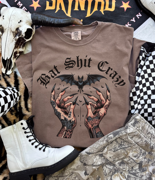 Bat shit crazy tee