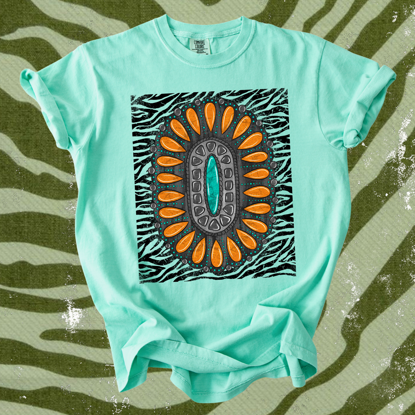 Zebra Jewel tee