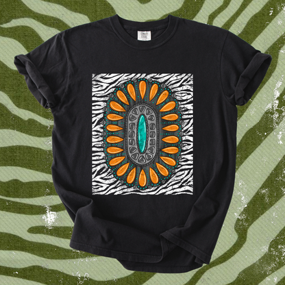Zebra Jewel tee
