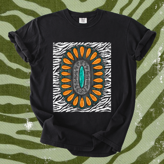 Zebra Jewel tee