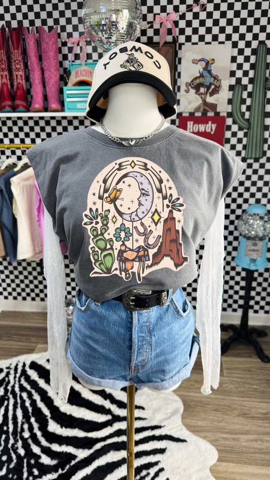 Lunar Outlaw muscle tee