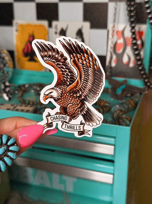 Chasing Thrills sticker