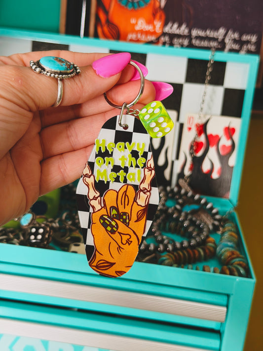 Heavy Metal Motel Keychain
