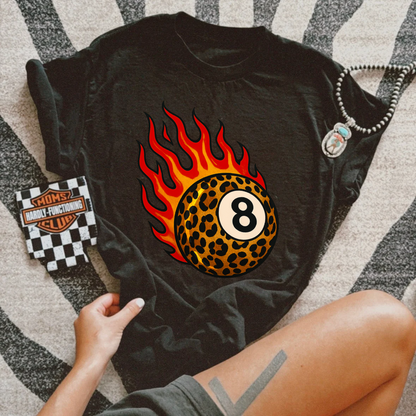 Flamin 8 Tee