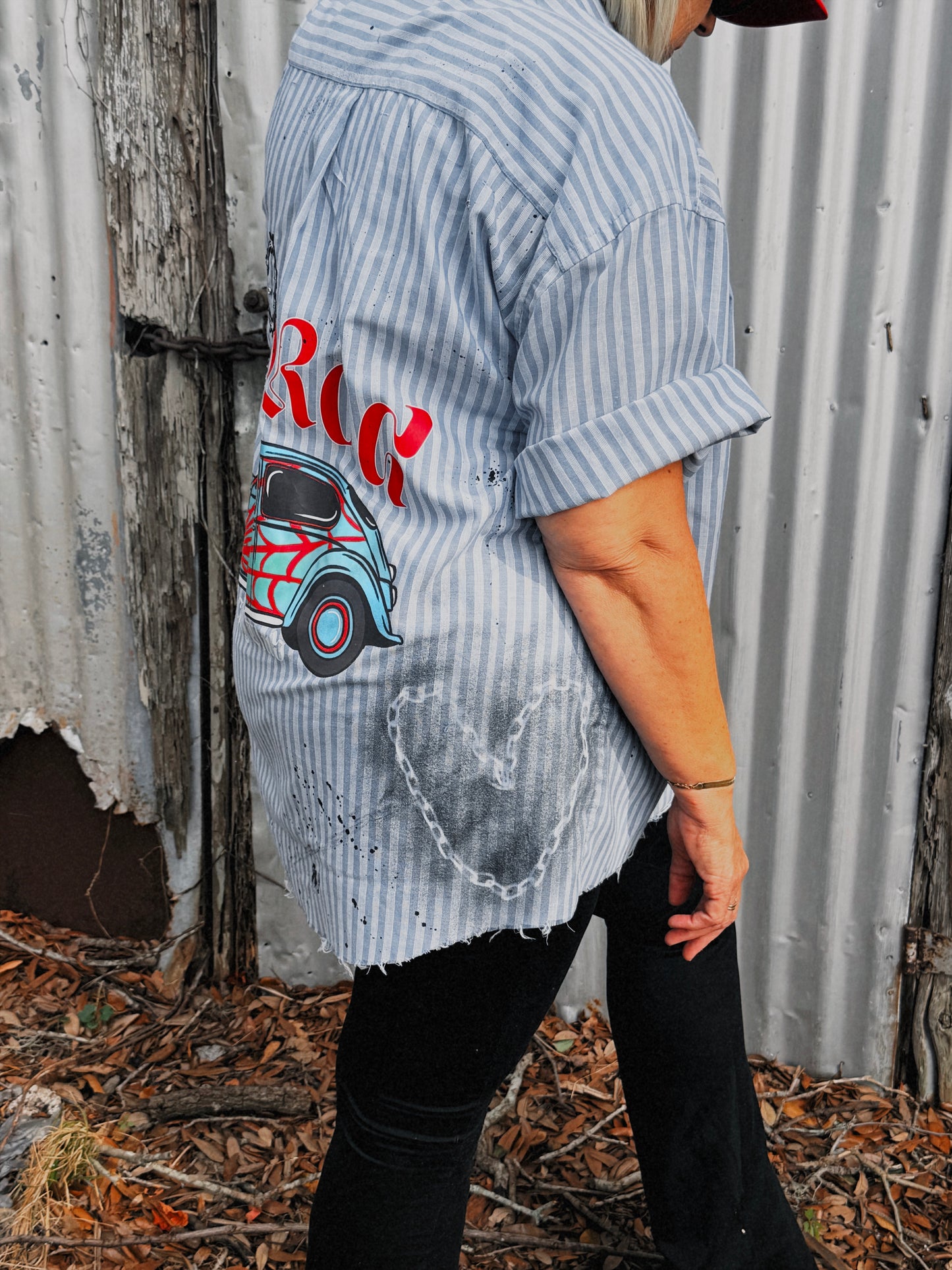 Rat Rod Racing Club Button Up-LARGE
