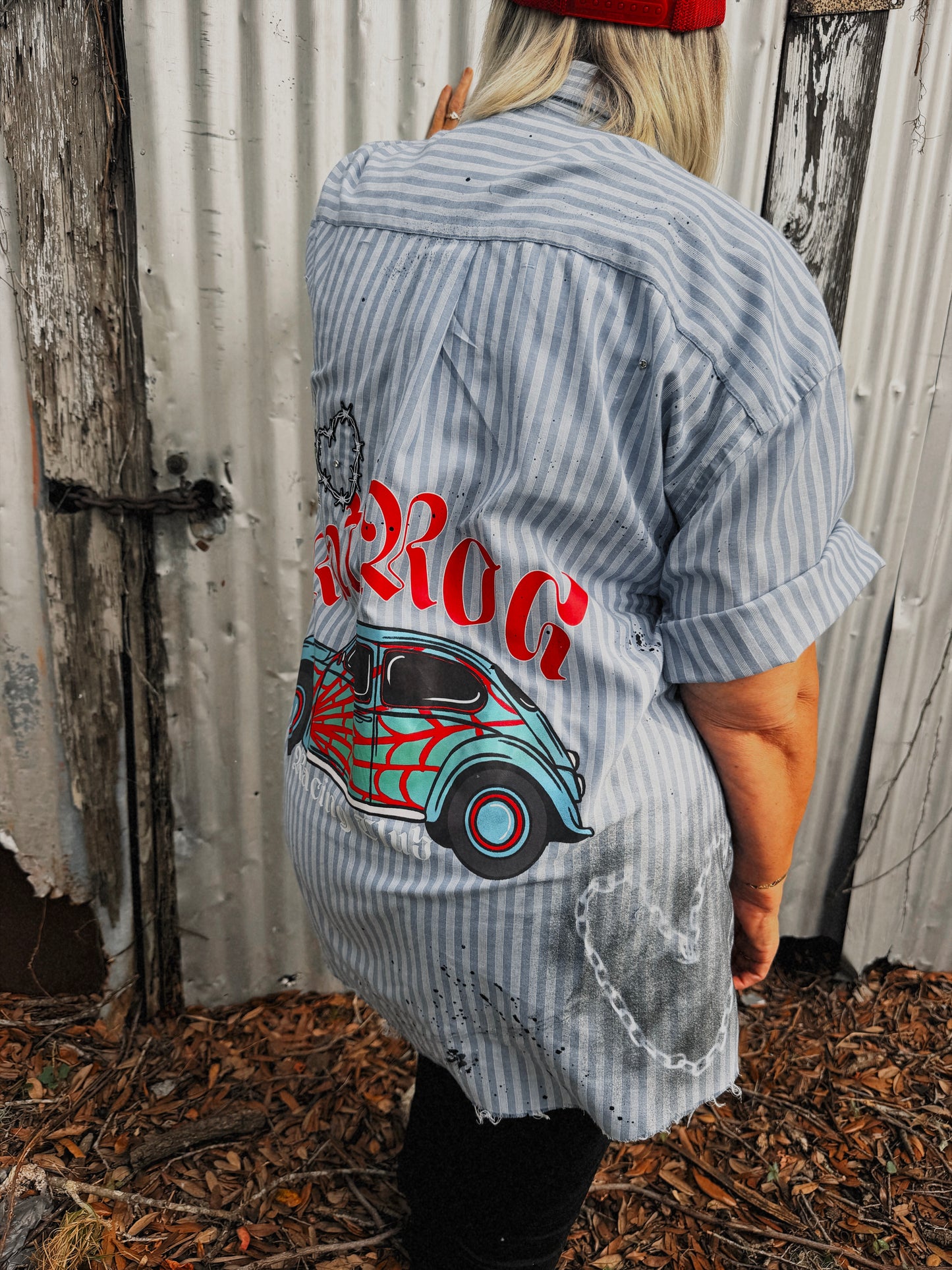Rat Rod Racing Club Button Up-LARGE