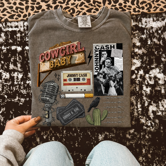 Johnny and June Collage Tee