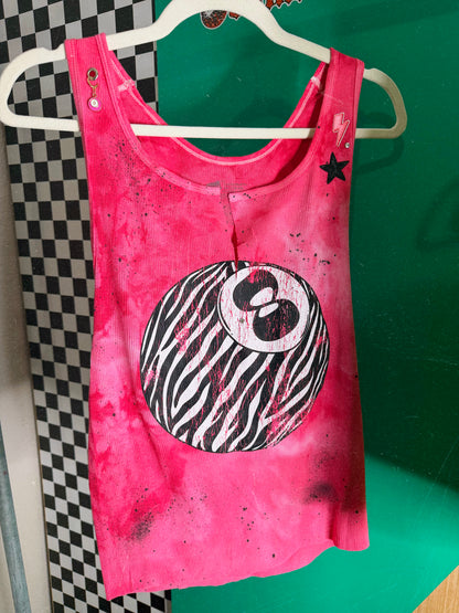 Zebra 8 ball custom tank -2X